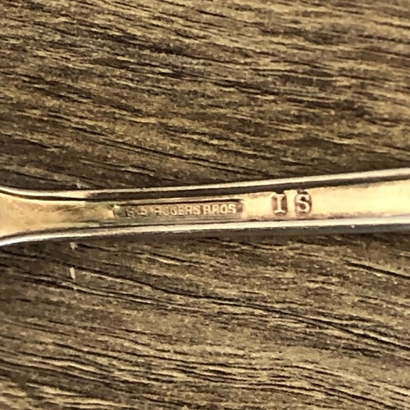 Vtg Wm Rogers Silver Flatware Spoon - Picture 9 of 11